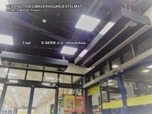 5 kpl E-SERIE-2-U ilmaverhoja