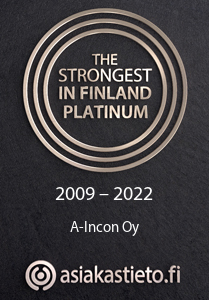 A-Incon Oy The Strongest in Finland Platinum 2009 - 2022