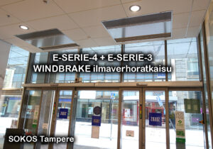  E-SERIE-4 + E-SERIE-3 WINDBRAKE ilmaverhoratkaisu