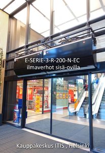 E-SERIE-3-R-200-N-EC ilmaverhot sisä-ovilla